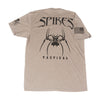 Spike's Tshirt Stops Isis Gray Lg